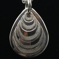 Butter Clam small sterling silver drop pendant