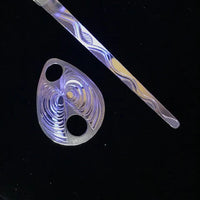 Butter Clam Shell sterling silver ornamental hair jewellery