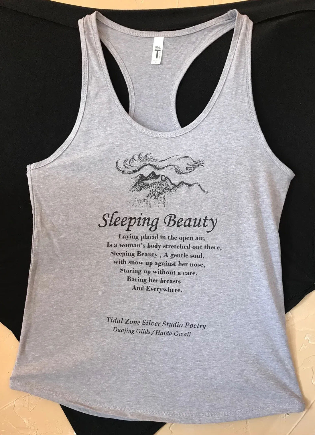 Sleeping Beauty Woman's racerback tank top