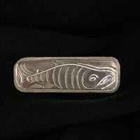 Salmon Sterling Silver Ear Cuff