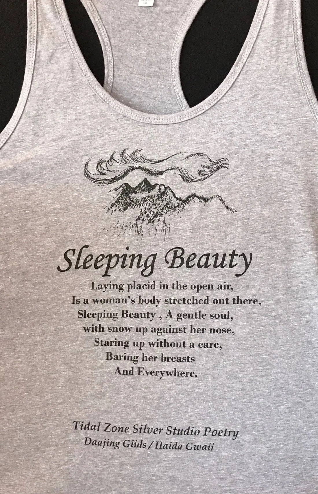 Sleeping Beauty Woman's racerback tank top – Shop Haida Gwaii