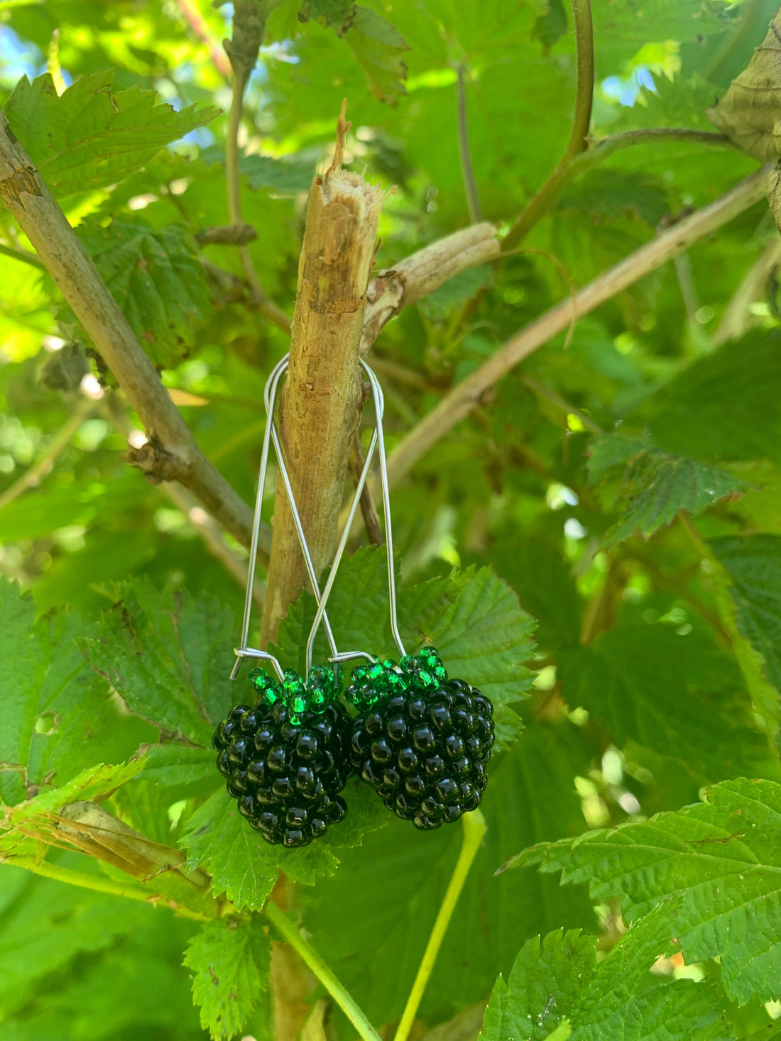 Blackberry earrings