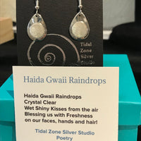 Raindrop  Sterling Silver Earrings
