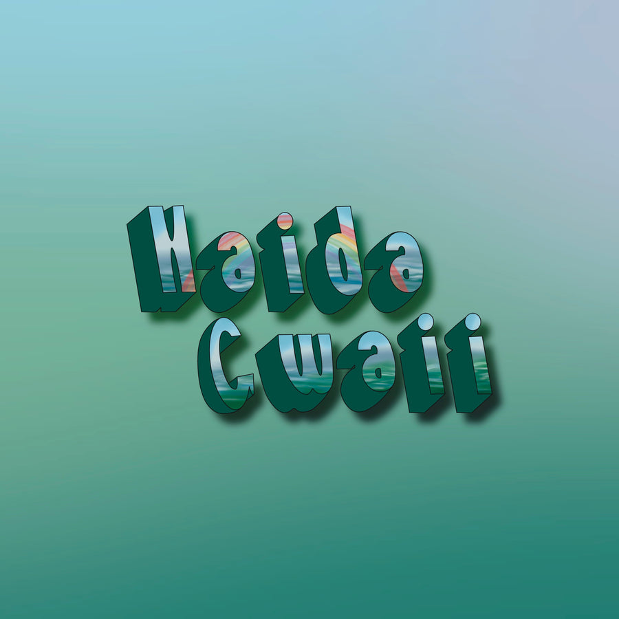 Haida Gwaii - Rainbow/Water Sticker