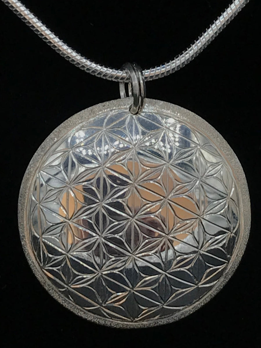 Flower of Life Sterling Silver  Pendant