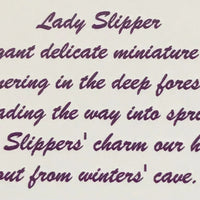 Lady Slipper Sterling Silver Earrings