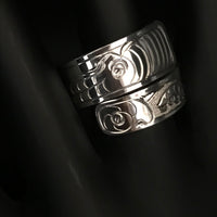 Octopus Sterling Silver Wrap Ring