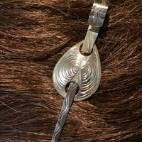 Butter Clam Shell sterling silver ornamental hair jewellery