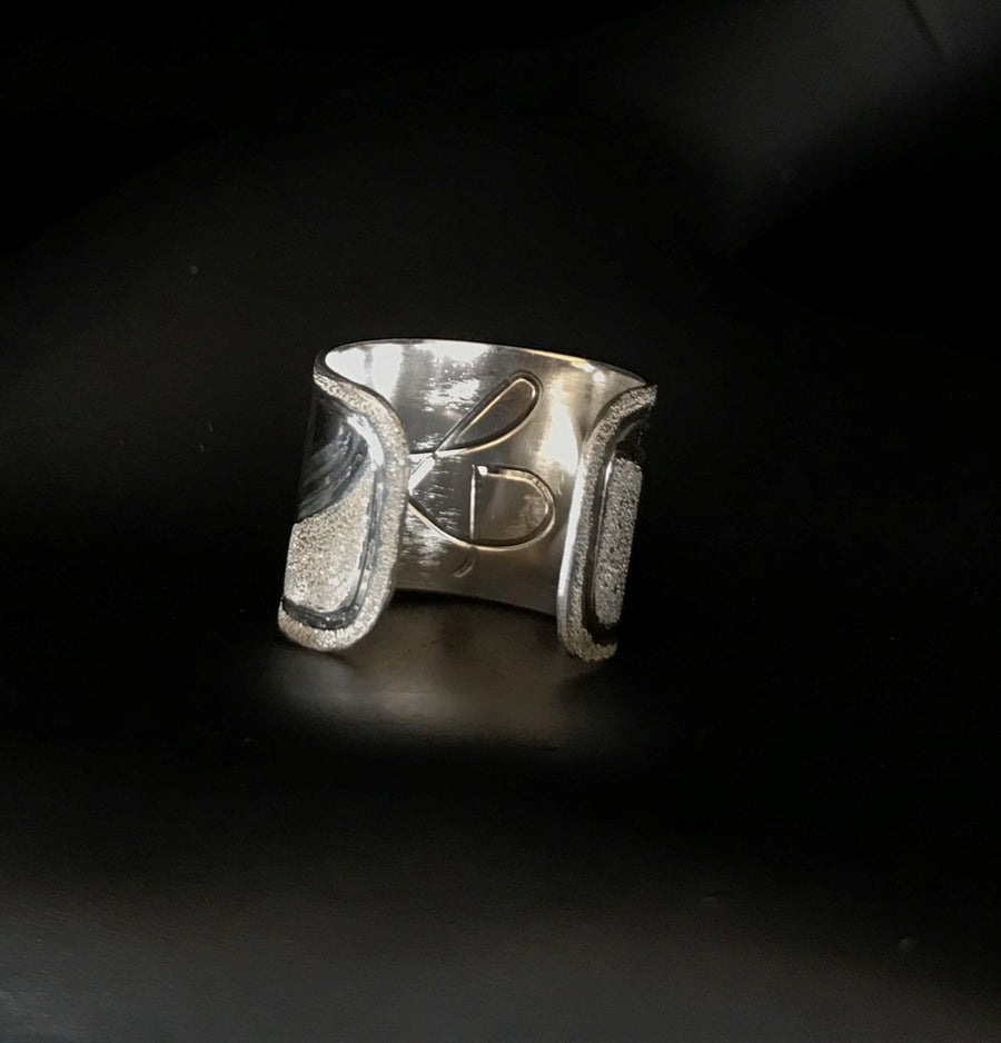 Ear Cuffs :  Haida Gwaii Wave and Starfish in sterling silver