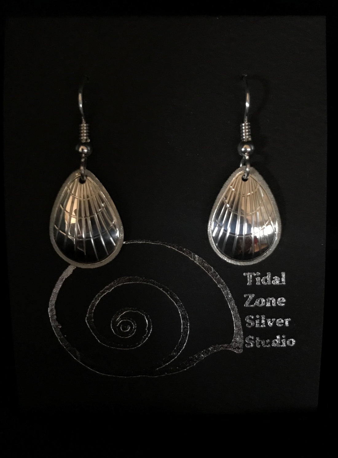 Raindrop  Sterling Silver Earrings
